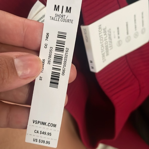 Lot of 2 / Victoria’s Secret ribbed flare leggings - Picture 6 of 8